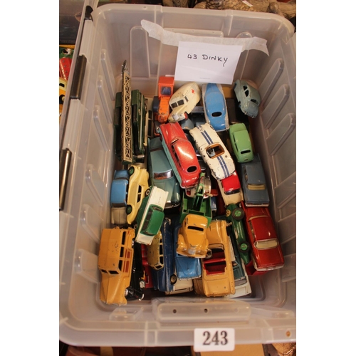 243 - Collection of Approx. 43 Dinky Die cast Vehicles