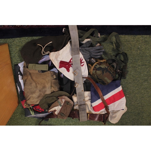 272 - Collection of Webbing equipment and militaria