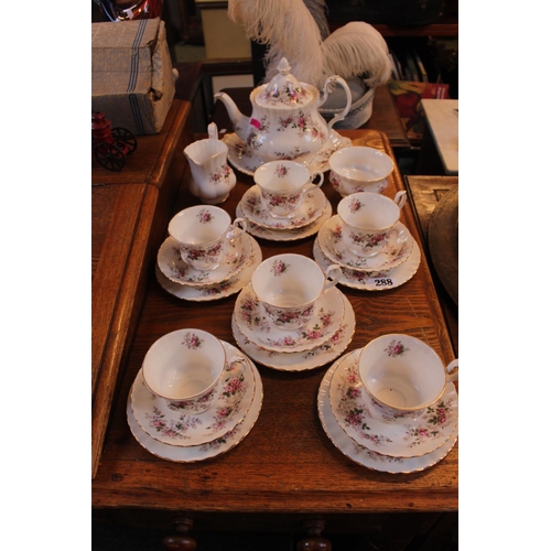 288 - Royal Albert Lavender Rose Tea Set for 6