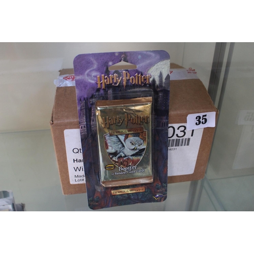 35 - Harry Potter Booster Trading Cards Blister cards by Wizards of the Coast(x24)