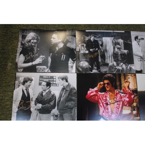 46 - Collection of Signed Only Fools and Horses Photographic Cast Captures 30 in total