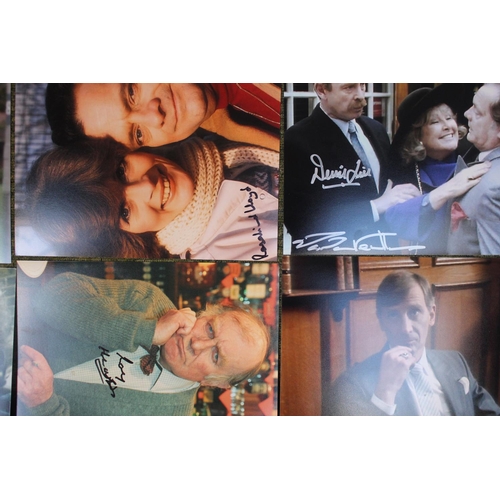 47 - Collection of Signed Only Fools and Horses Photographic Cast Captures 16 in total