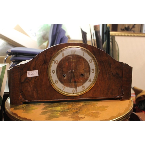 527 - Junghans Oak cased clock