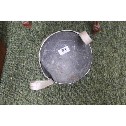 93 - Large Heavy Lead Football of Full size