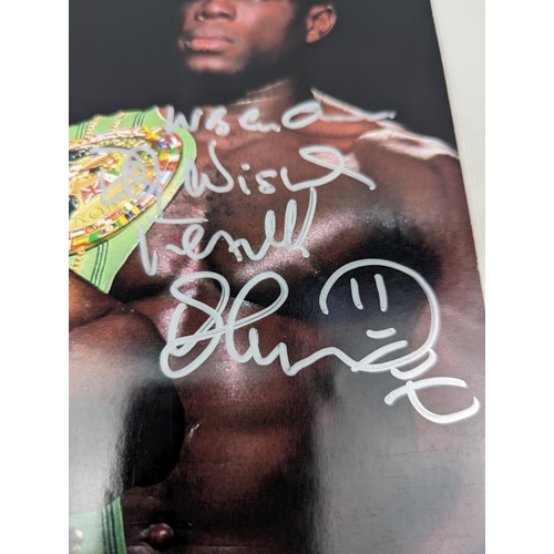 102 - Bruno vs Tyson Program, Signed by Frank Bruno - March 16, 1996 MGM Grand