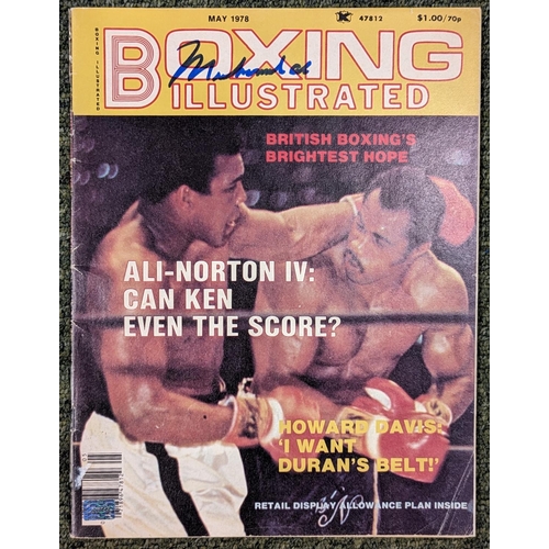 132 - Boxing Illustrated Magazine signed by 