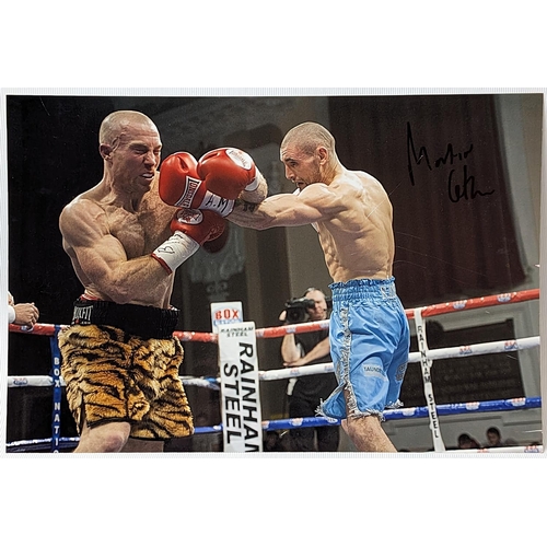 147 - Coloured Photograph signed by boxer 