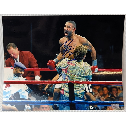 149 - Coloured Photograph signed by boxer 
