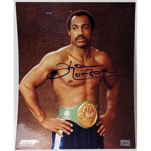 154 - Photograph signed by boxer 