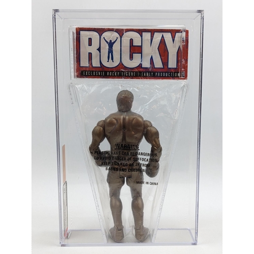 16 - 2006 Jakks Pacific Rocky action figure Rocky Balboa Bronze 14137754 Toy grader AFA