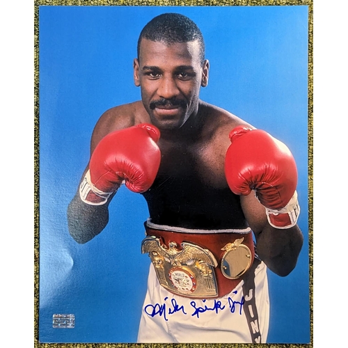 168 - Photograph signed by boxer 