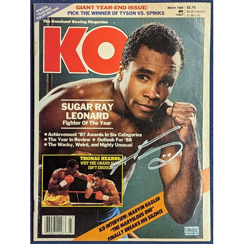 176 - KO Boxing Magazine signed by 