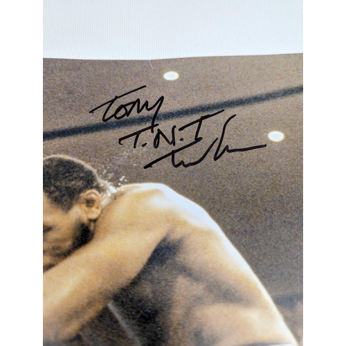 19 - Tony T.N.T Tucker signed poster with COA 801431 41 x 31cm (12 x 16) by 5th King Memorabilia