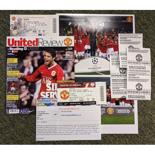 190 - Manchester United, United Review Magazine - v Reading - 17.02.07, Manchester United vs Reading Game ... 