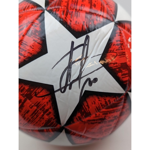 43 - Eden Hazard signed 2018-19 UEFA Champions League Football Certificate of Authenticity included ICEHB... 