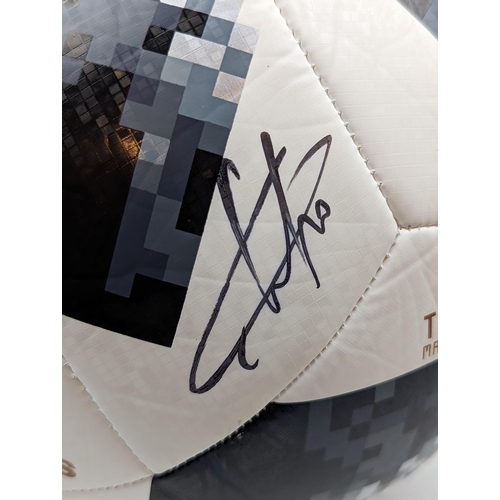 48 - Eden Hazard Signed 2018 Fifa world Cup Telstar 18 Football Certificate of Authenticity ICEHBL3 by Ic... 