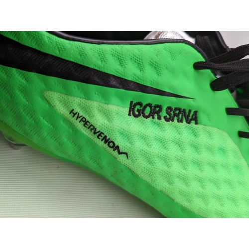 5 - A Pair of Nike Brand boots game worn by Darijo Srna on March 5th 2014 at the AFG Arena in St.Gallen ... 