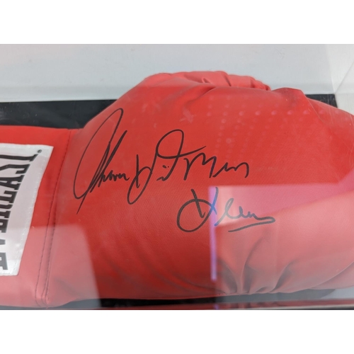 7 - Thomas Hitman Hearns signed Everlast Boxing right hand glove with COA 801545 from 5th King Memorabil... 