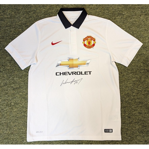 208 - Manchester United 2014-15 Away shirt, signed by Wayne Rooney Icons.com Certificate of authenticity -... 