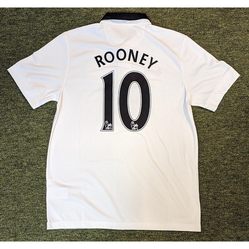 208 - Manchester United 2014-15 Away shirt, signed by Wayne Rooney Icons.com Certificate of authenticity -... 