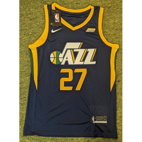 220 - Utah Jazz No.27 Basketball Jersey signed by Rudy Gobert PSA/DNA Certification AE31384