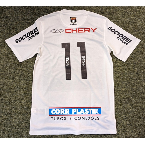 279 - Santos FC Neymar Jr. 2013 Campeonato Paulista season signed in Portuguese Size M 'Com Carinho amigo'... 