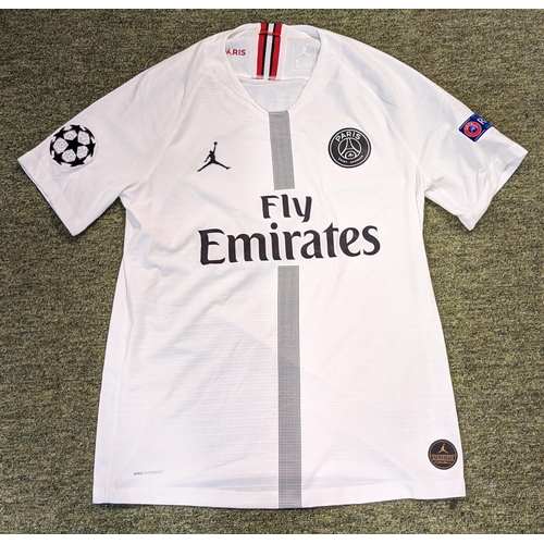 283 - Mbappe No.7 Paris Saint-Germain with UEFA Respect emblazoned