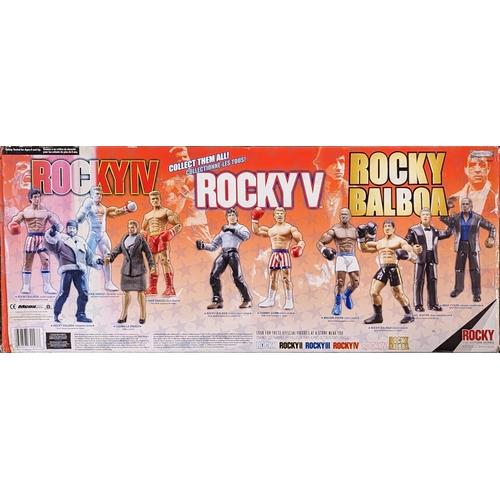 290 - Rocky Balboa & Clubber Lang Action figures, Comes with Championship belt & Electronic Boxing Gloves ... 