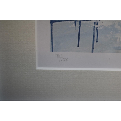 63 - 'Winter Magic' by J Butler limited edition 1911 of 2000, Large Framed and mounted Japanese Print and... 