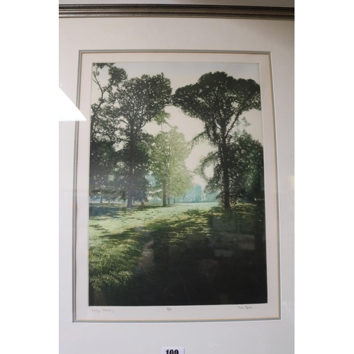 109 - Framed limited edition Lithographic print Early Morning 80 of 200 and Lakeside 80 of 200