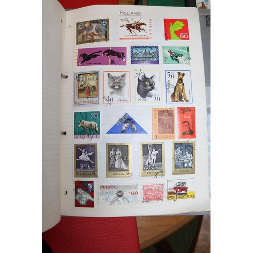 133 - Good collection of assorted Stamps Worldwide and 3 Empty Great Britain Stamp Album