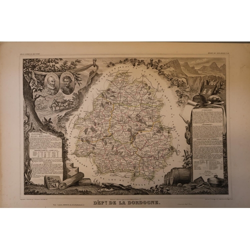 144 - Atlas National De La France Illustre 1854