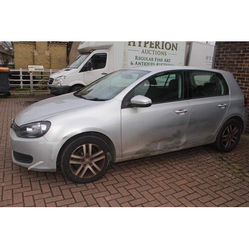 366 - VOLKSWAGEN GOLF HATCHBACK - 1.4 TSI SE 5dr 2009 Silver Manual 1400 11/08/2009 44k Miles 1 Key No pap... 