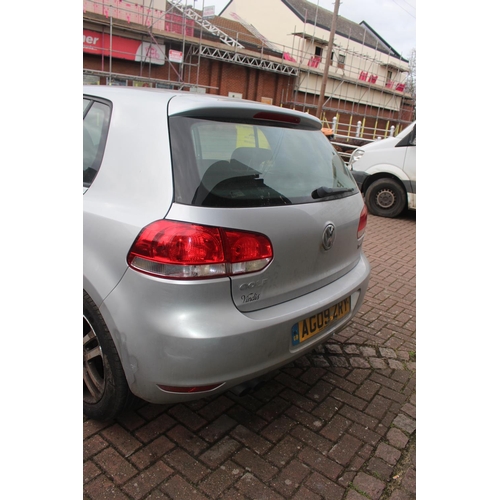 366 - VOLKSWAGEN GOLF HATCHBACK - 1.4 TSI SE 5dr 2009 Silver Manual 1400 11/08/2009 44k Miles 1 Key No pap... 