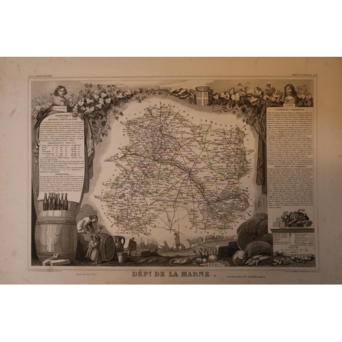 144 - Atlas National De La France Illustre 1854