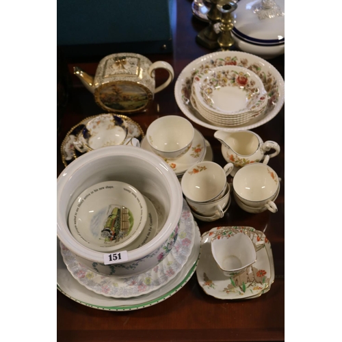 151 - Collection of assorted ceramics inc. Coalport, Standard China, Myott etc