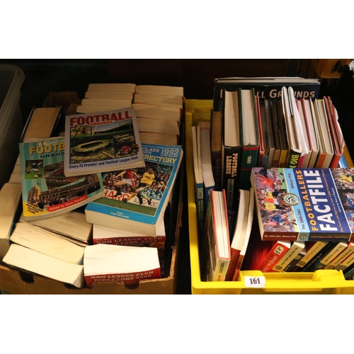 161 - 2 Boxes of assorted Football related books