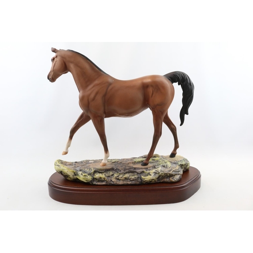 70 - Royal Doulton 'The Champion' mounted on wooden base