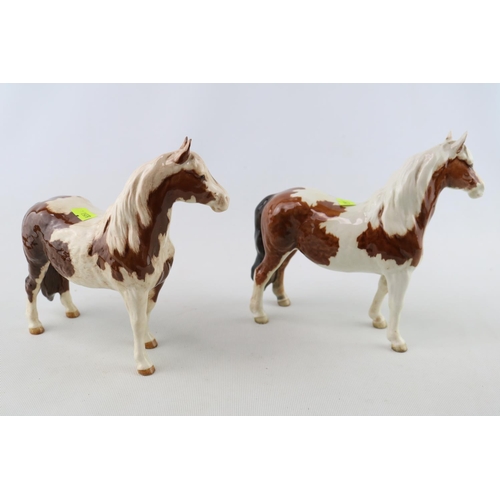 85 - 2 Beswick Skewbold Pino Ponies