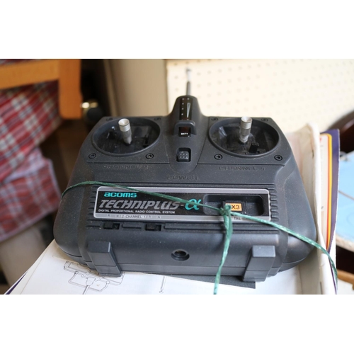 201 - Pair of Futaba Attack-R Radio control units, Beat 202 and a Acoms Techniplus A Controllers