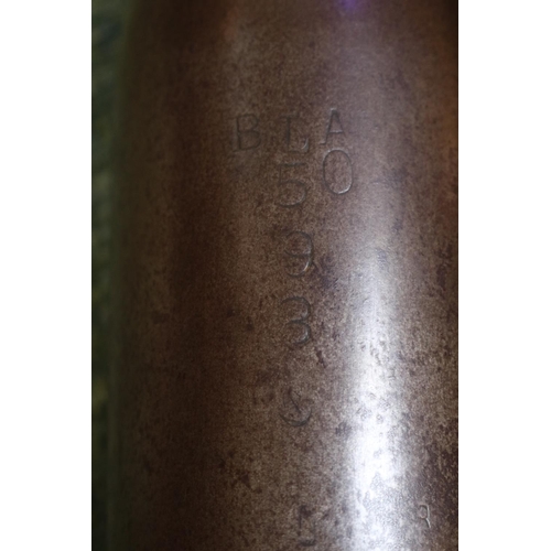 212 - WW1 Shell side marked DCT 7-17 (inert)