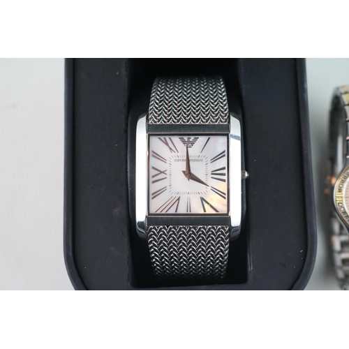 268 - Collection of Designer watches inc Emporio Armani, Pulsar & CK