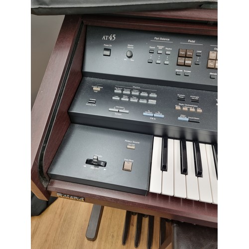 278 - Roland AT 45 Atelier Keyboard / Organ with stool and accessories