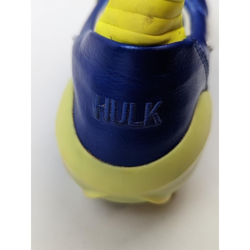 1 - Pair of Mizuno brand football boots worn by Hulk Givanildo Vieira de Sousa on June 3rd 2017 at China... 