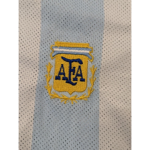 51 - Argentina Maradona Match Worn Shirt World Cup 1990 Certificate of authenticity accompanies a letter ... 