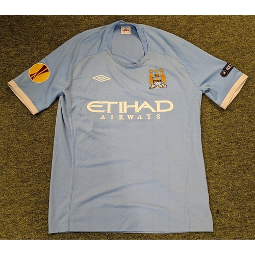 55 - An Umbro Brand Manchester City Jersey worn by Yaya Toure during the 2010-2011 UEFA Championship Leag... 