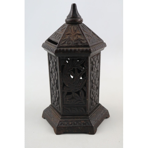 114 - Cast Iron Money box by Chamberlain and Hill C.1890