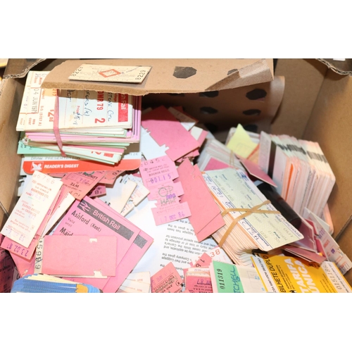 174 - Large Collection of Vintage Rail and Bus tickets and stubs