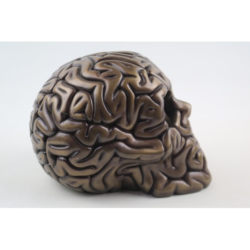 85 - Emilio Garcia (b1981) Skull Brain Bronze segmented sculpture, Limited edition 5/5, hand signed by th... 