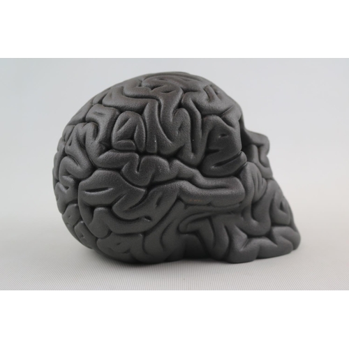 86 - Emilio Garcia (b1981) Skull Brain Graphite segmented sculpture. Ltd edition 16/30 with certificate o... 